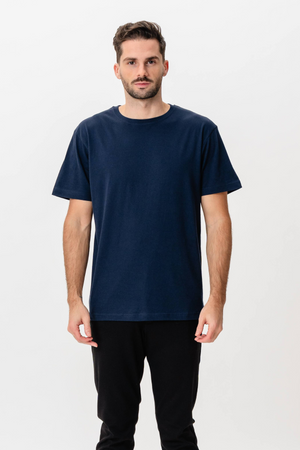 Basic Joy T-shirt - Marinblå