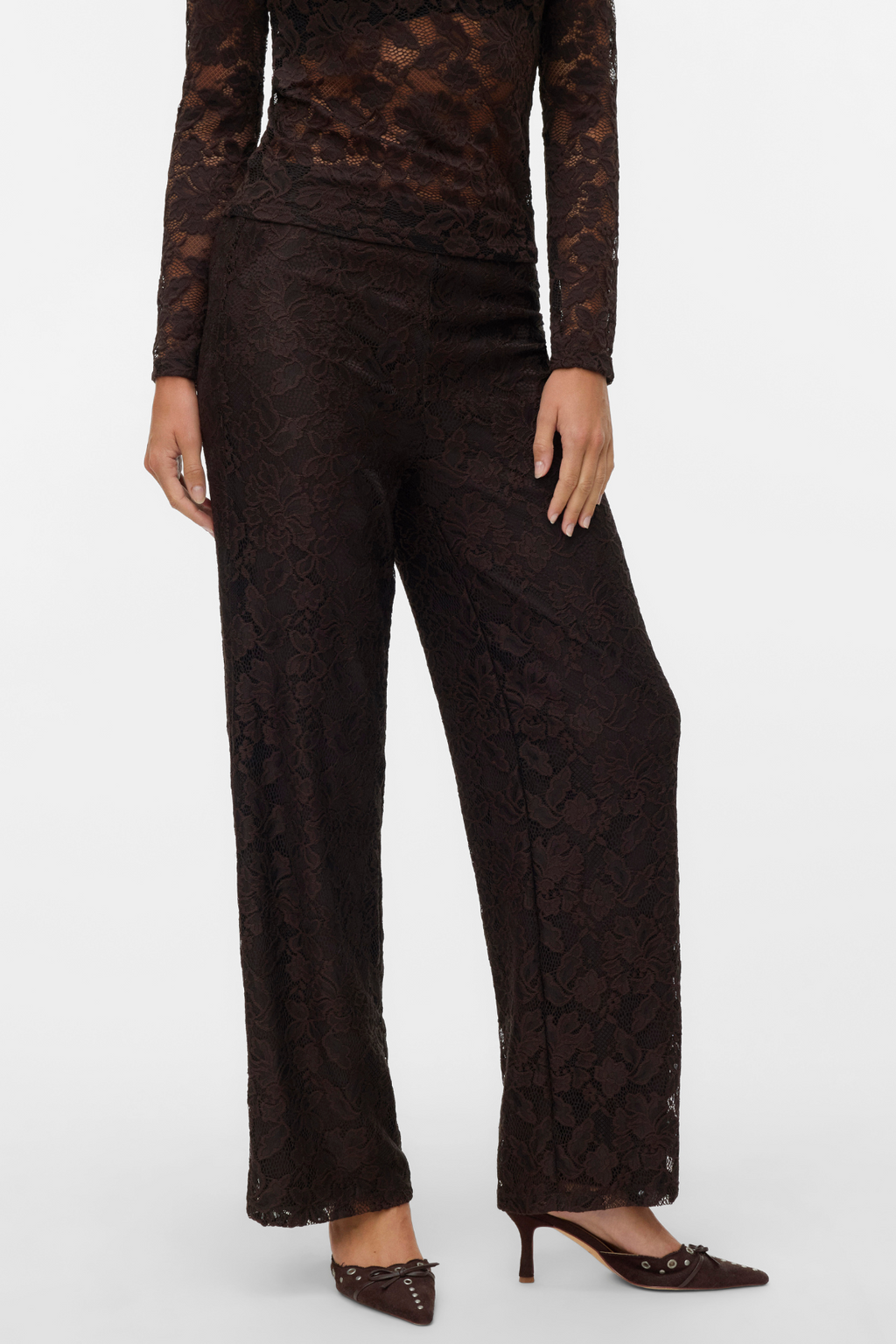 Neline Wide Pant - Chokladtårta
