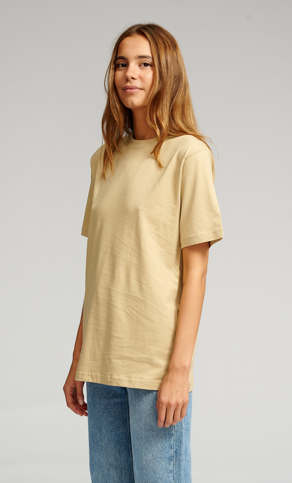 Oversized Tee - Beige