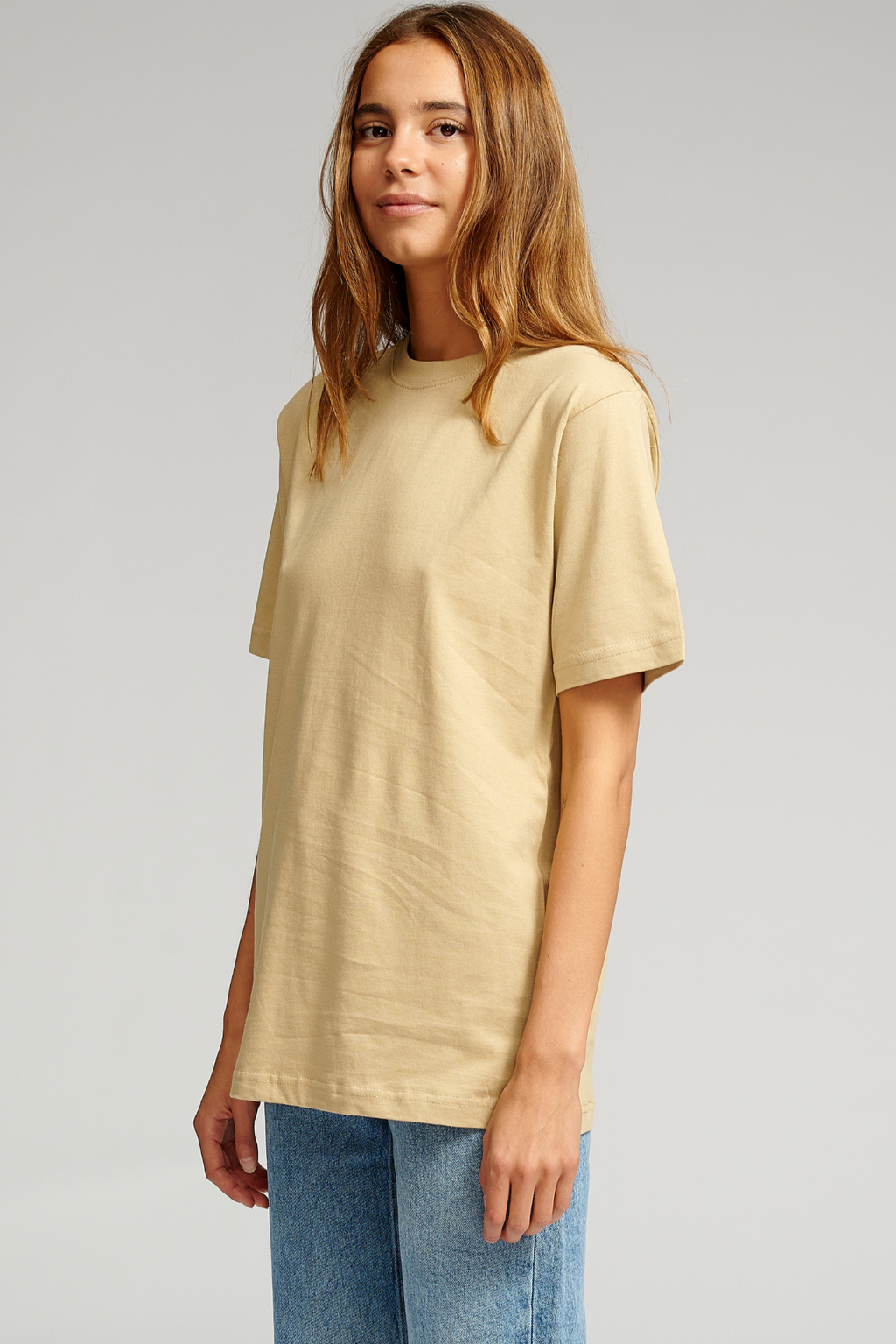 Oversized Tee - Beige