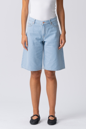 Jeansshorts - Light Blue Denim