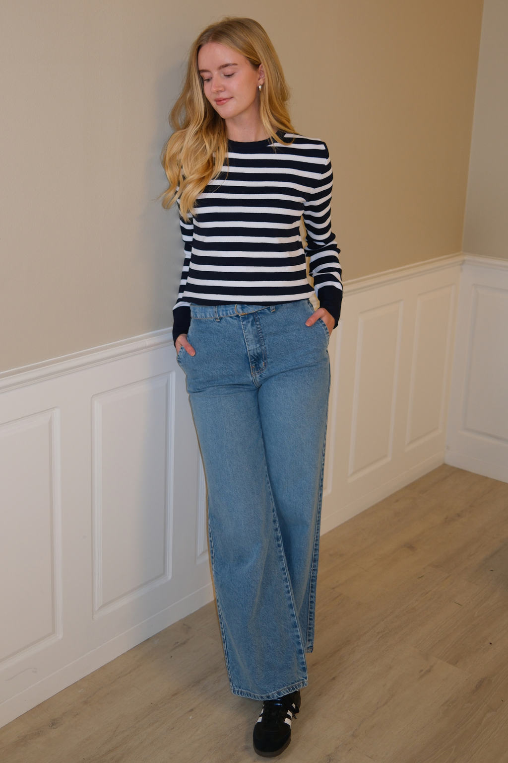 Amalia Jeans - Ljusblå