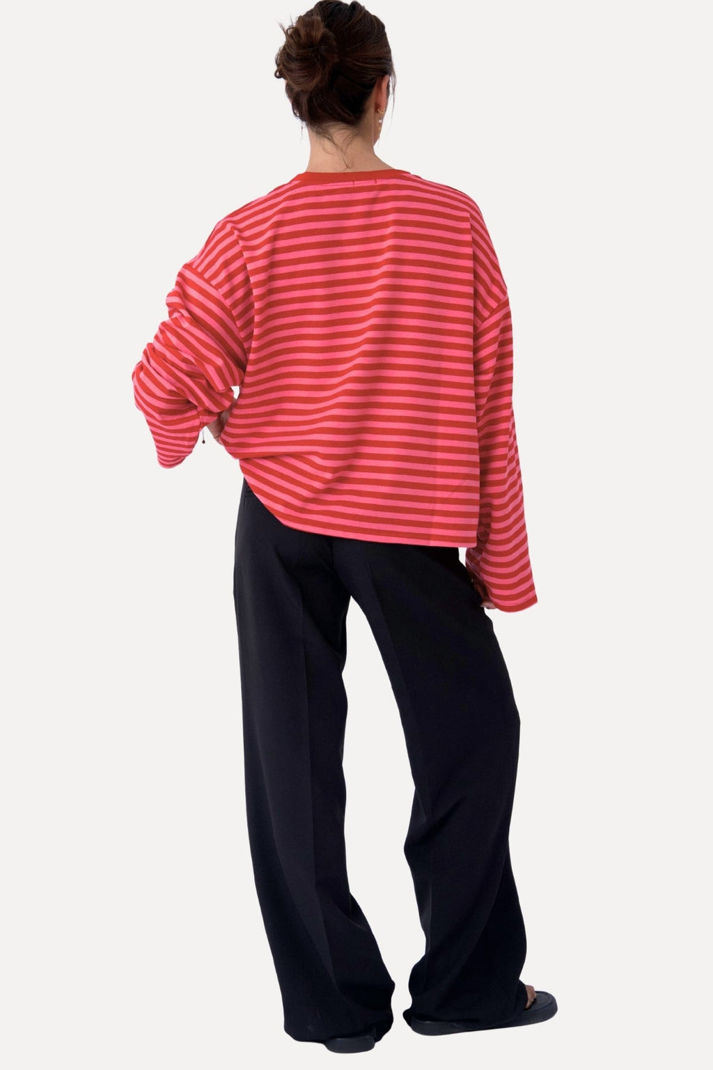 Cleo Blouse - Röd/Rosa