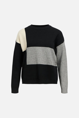 Ray Knit Pullover - Svart Sandshell
