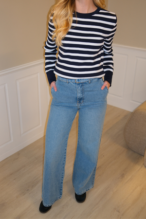 Amalia Jeans - Ljusblå