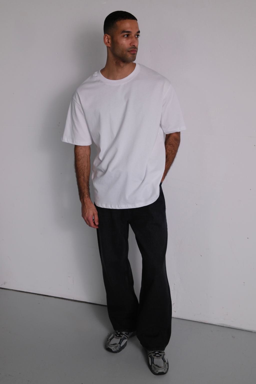 Baggy Jeans - Svart