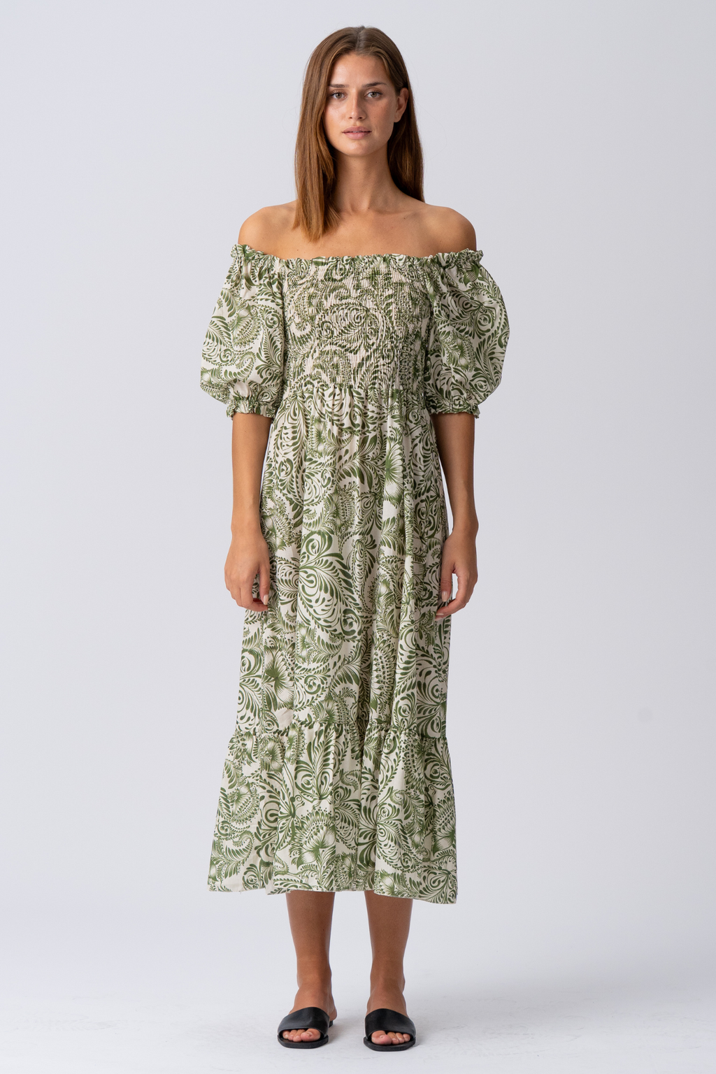 Lia Klänning - Grön