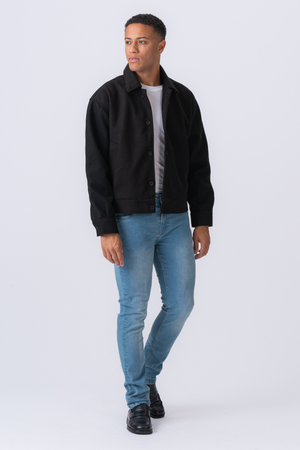Performance Jeans (Slim) - Ljusblå Denim