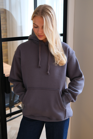 Stella Oversized Hoodie - Mörkgrå