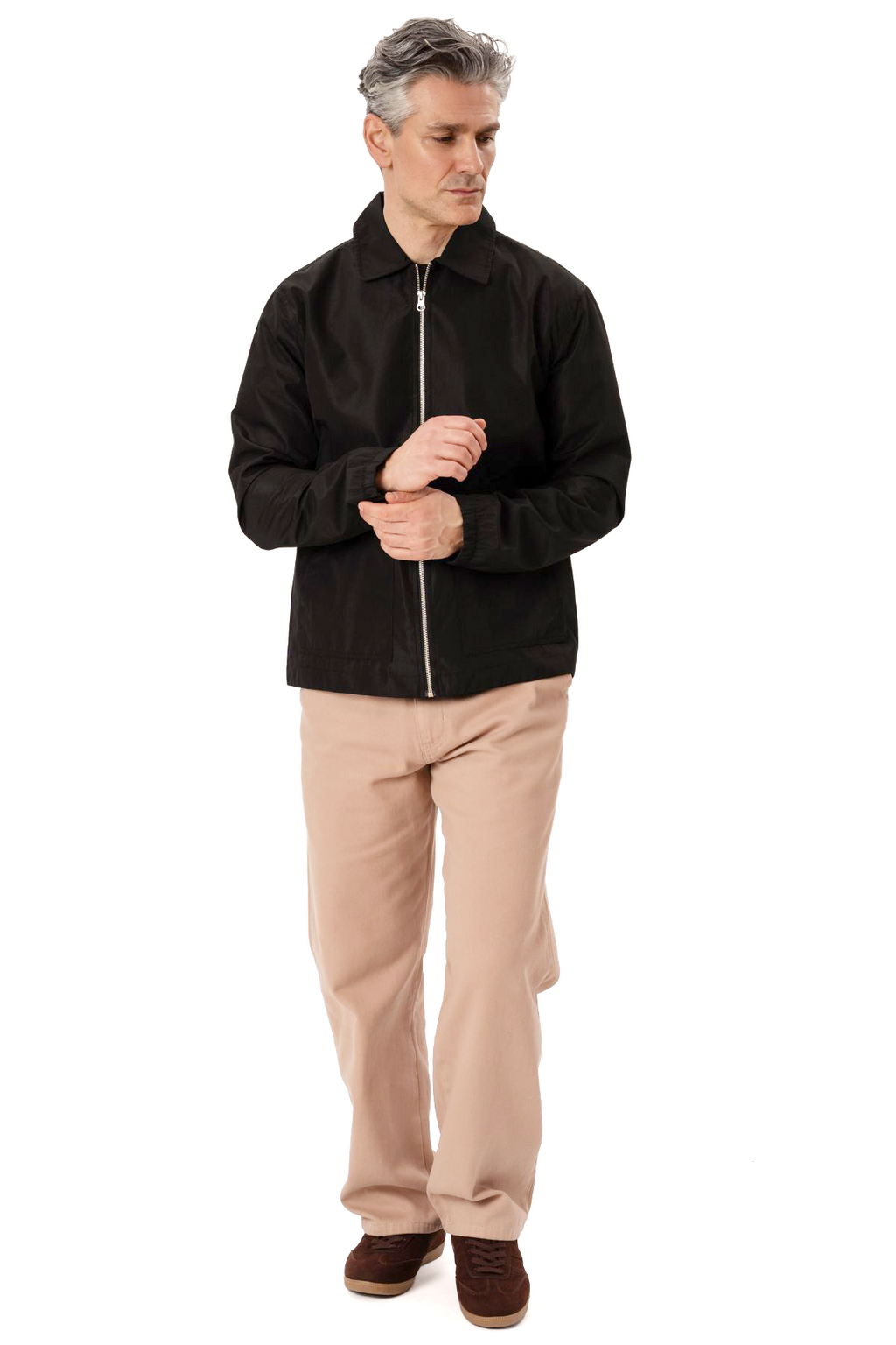 Milan Zipper Jacket - Svart