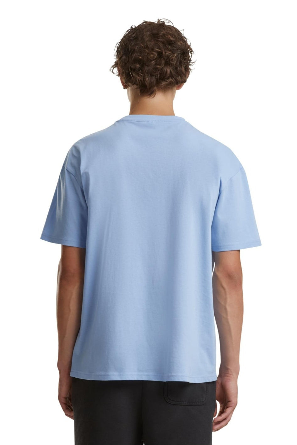 Heavy Oversized T-shirt - Puderblå