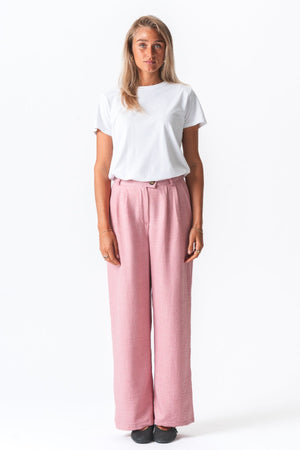 Emma Pants Loose - Ljusrosa