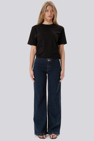 Miley Wide Jeans - Mörkblå