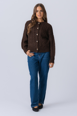 Botton Knit - Brun