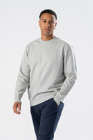 Sweatshirt Crewneck - Asgrå