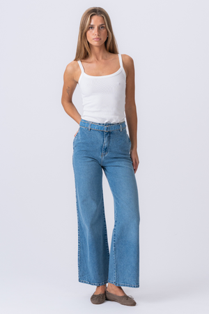 Amalia Jeans - Ljusblå