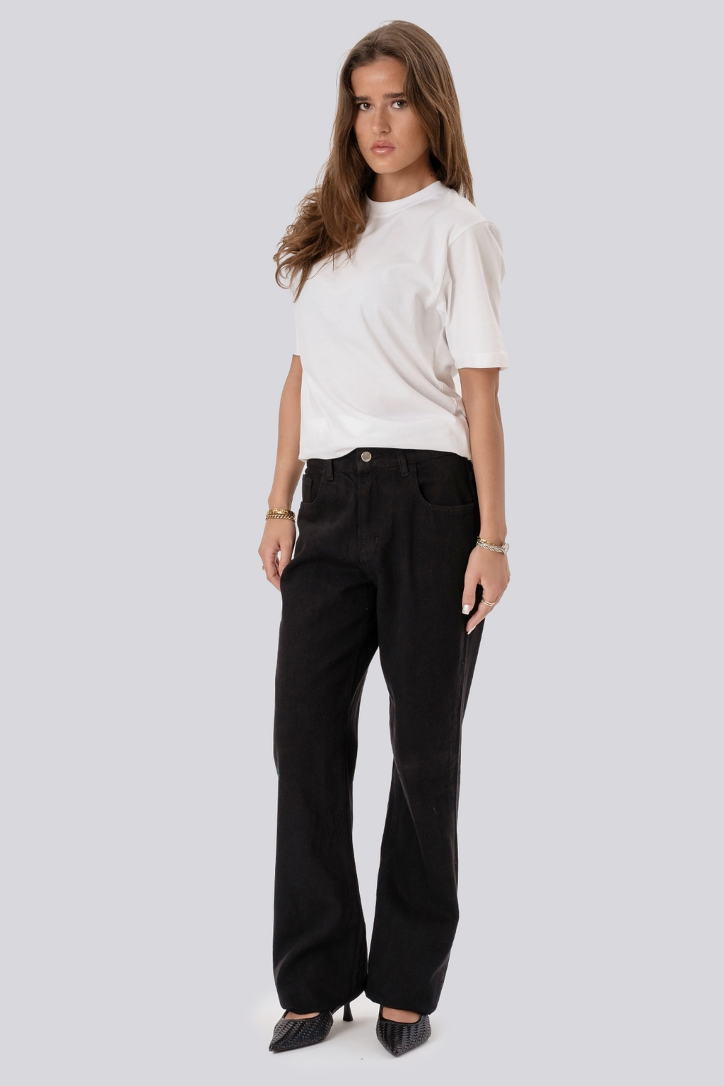 Erica Loose Jeans - Svart