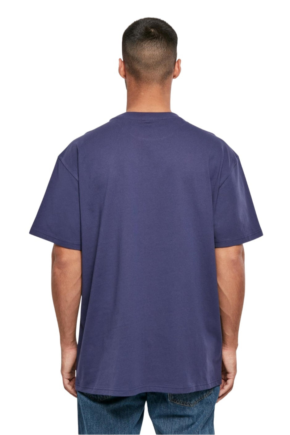 Heavy Oversized T-shirt - Ljus Marinblå