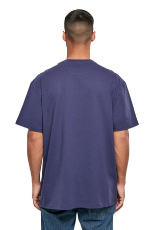 Heavy Oversized T-shirt - Ljus Marinblå