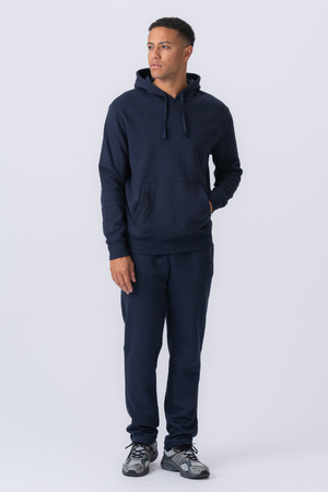 Essential Hoodie - Marinblå