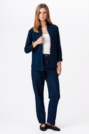 Boyfriend Oxfordskjorta - Navy