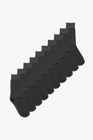 Performance Strumpor 10-Pack - Gråmelerad