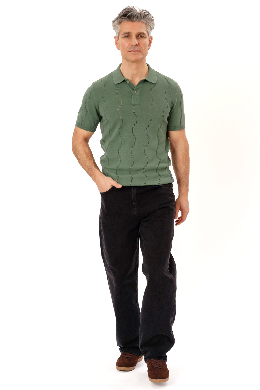William Regular Jeans - Solid Svart