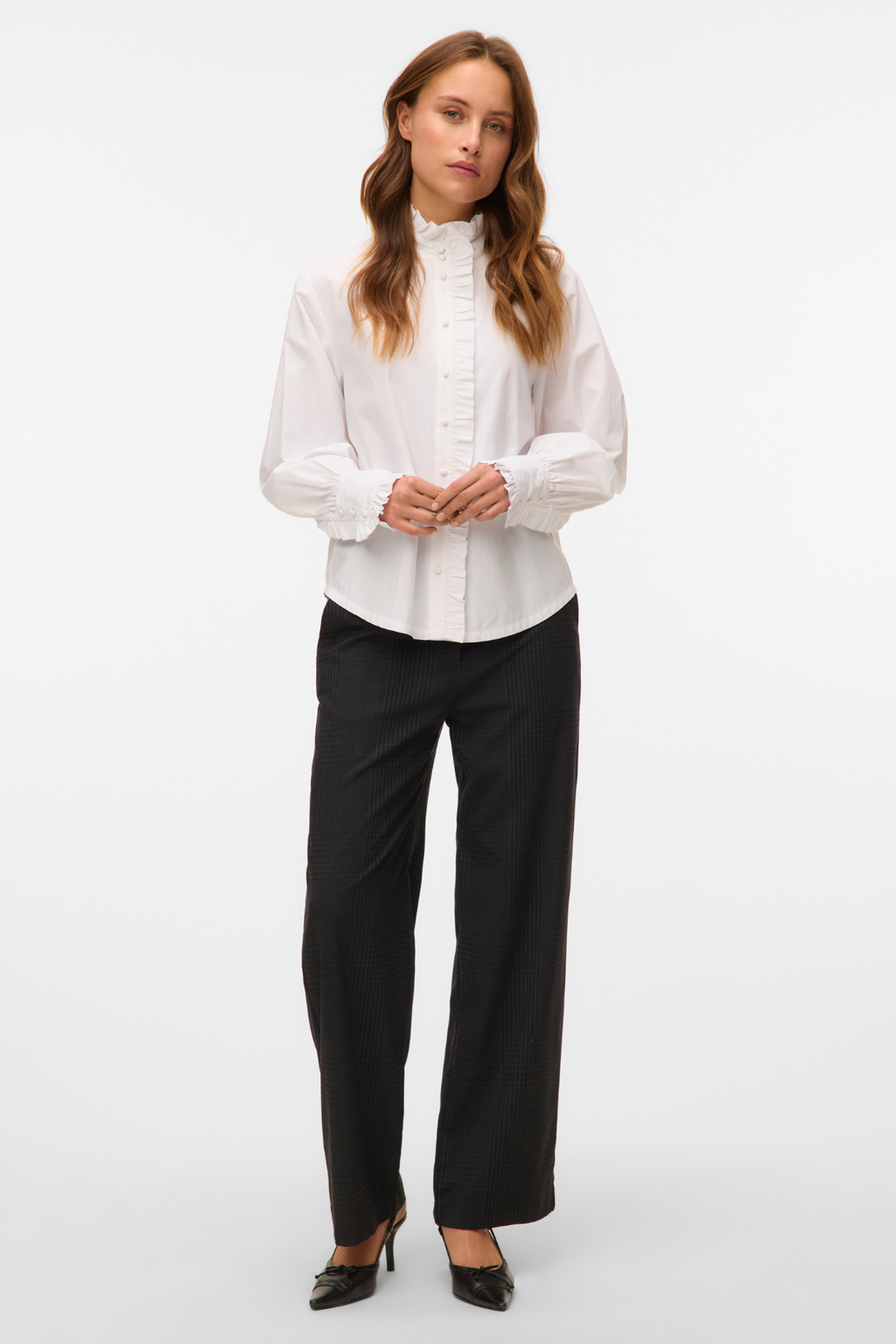 Fanni Ruffel Topp - Snövit