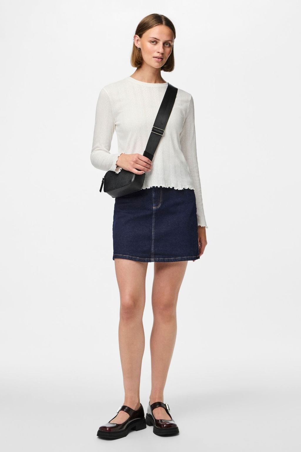 Marie O-ringad Poin Topp - Cloud Dancer