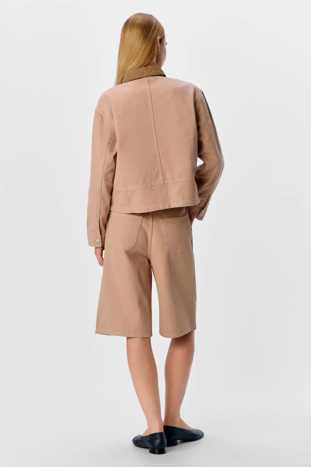 Avery Bermuda Jeans - Sandshell