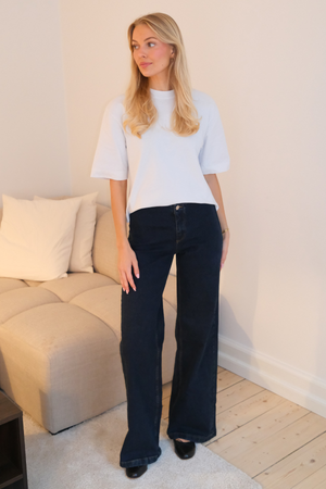 Miley Wide Jeans - Mörkblå