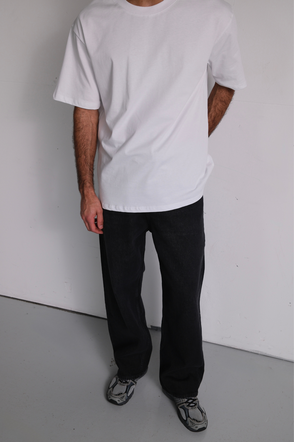 Baggy Jeans - Svart