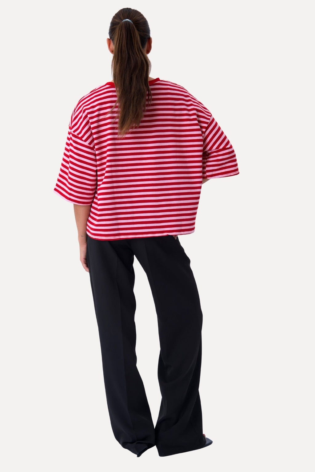Zoe T-shirt - Röd/Ljusrosa