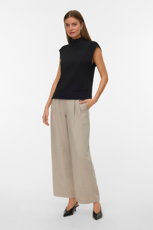 Wow Highneck Väst - Svart