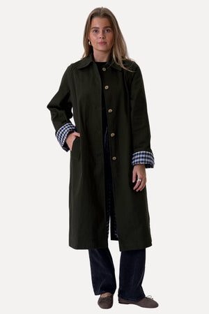 Livia Trenchcoat - Olivgrön