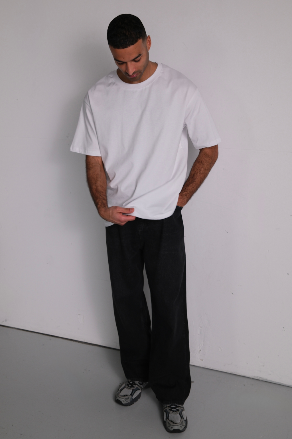 Baggy Jeans - Svart
