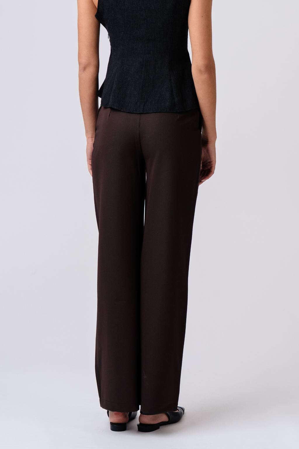 Rosalie Wide Pants - Brun