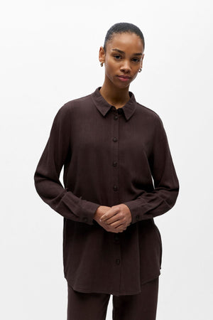 Sanne Skjorta - Seal Brown