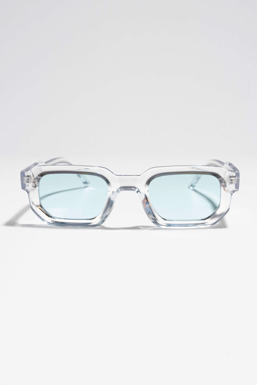 Mason Sunglasses - Transparent/Blå