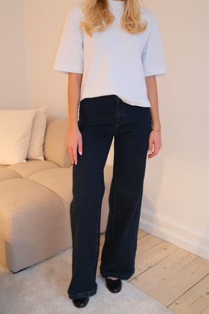 Miley Wide Jeans - Mörkblå