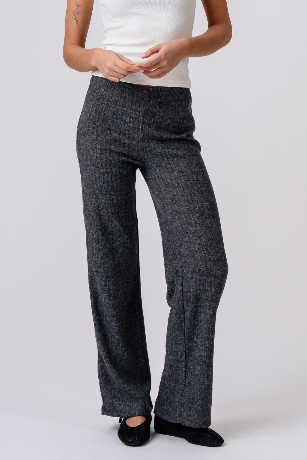 Ivy Knit Pants - Antracit