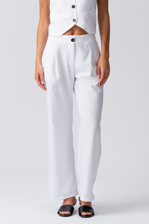 Natalie Pants - Vit