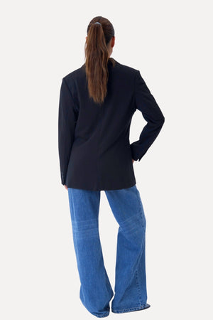 Klassisk fit Blazer - Marinblå