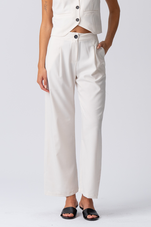 Natalie Pants - Ljusbeige