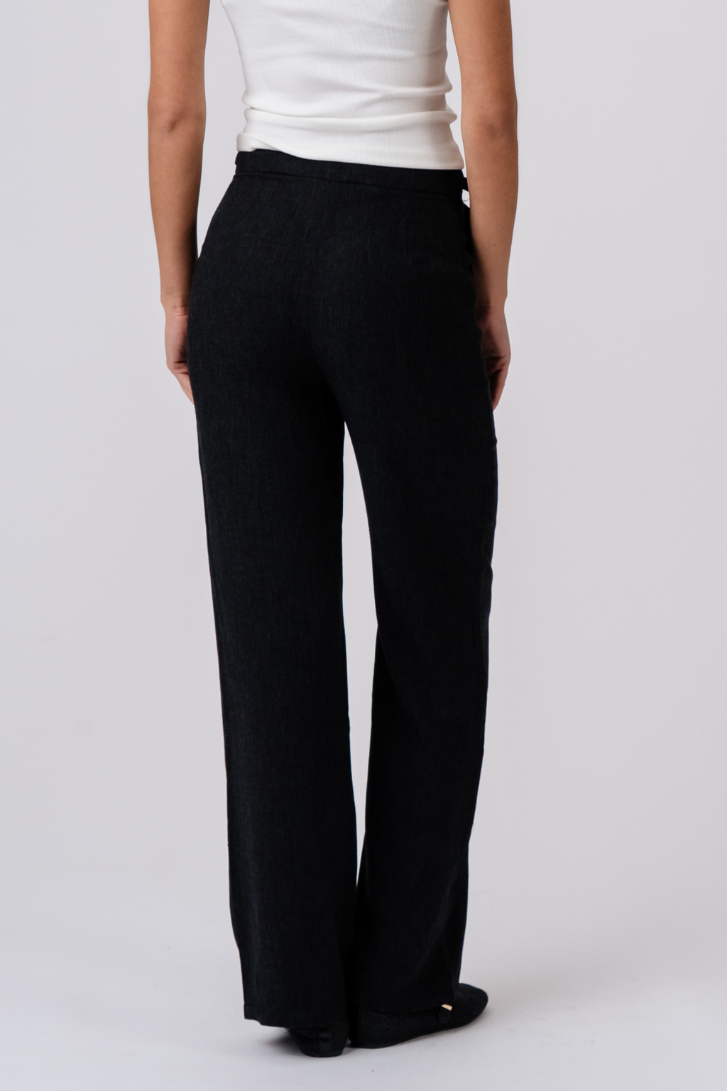 Aya Loose Pants - Svart