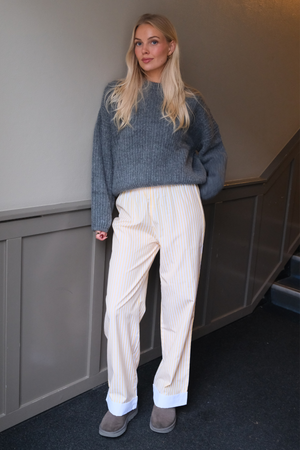 Layla Randiga Pants - Gul