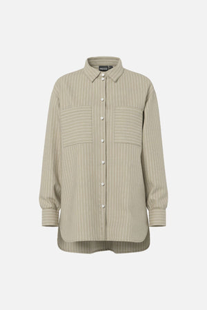 Melia Loose Shirt - Crockery