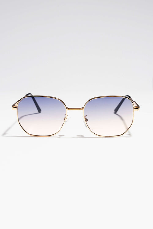 Ethan Sunglasses - Guld/Lilla