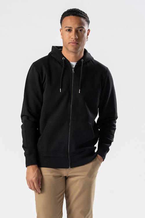 Zip Hoodie - Svart