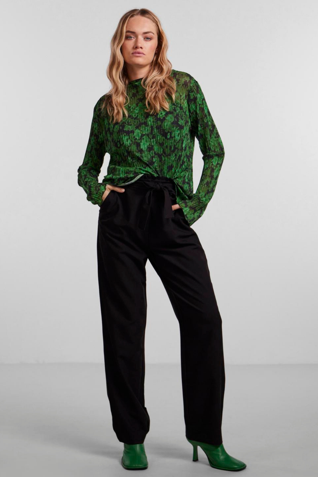 Noabelle Blus - Irish Green